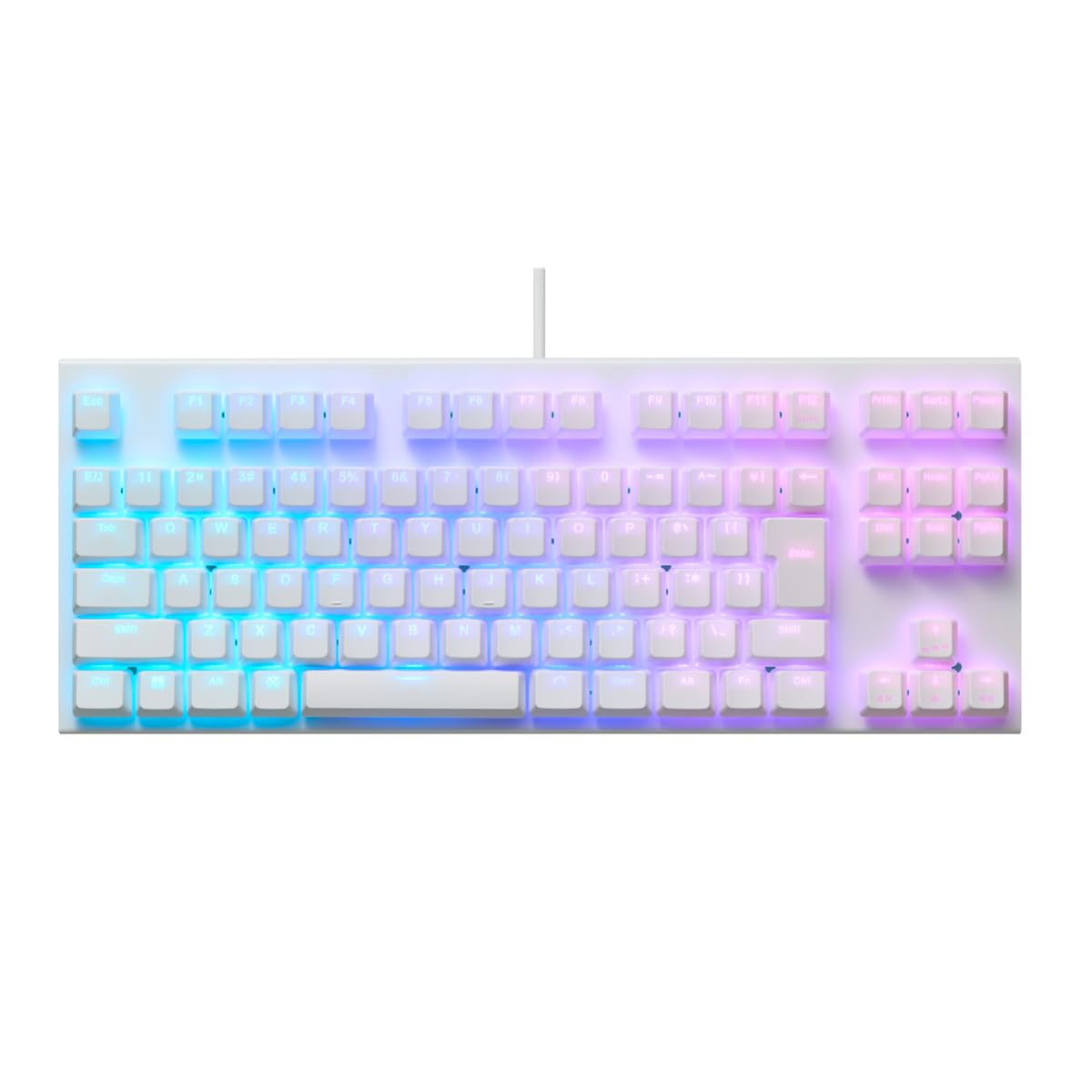 [중고] 토프레 리얼포스 GX1 화이트 저소음 45g 텐키리스 게이밍 화이트 일본어 배열 45g