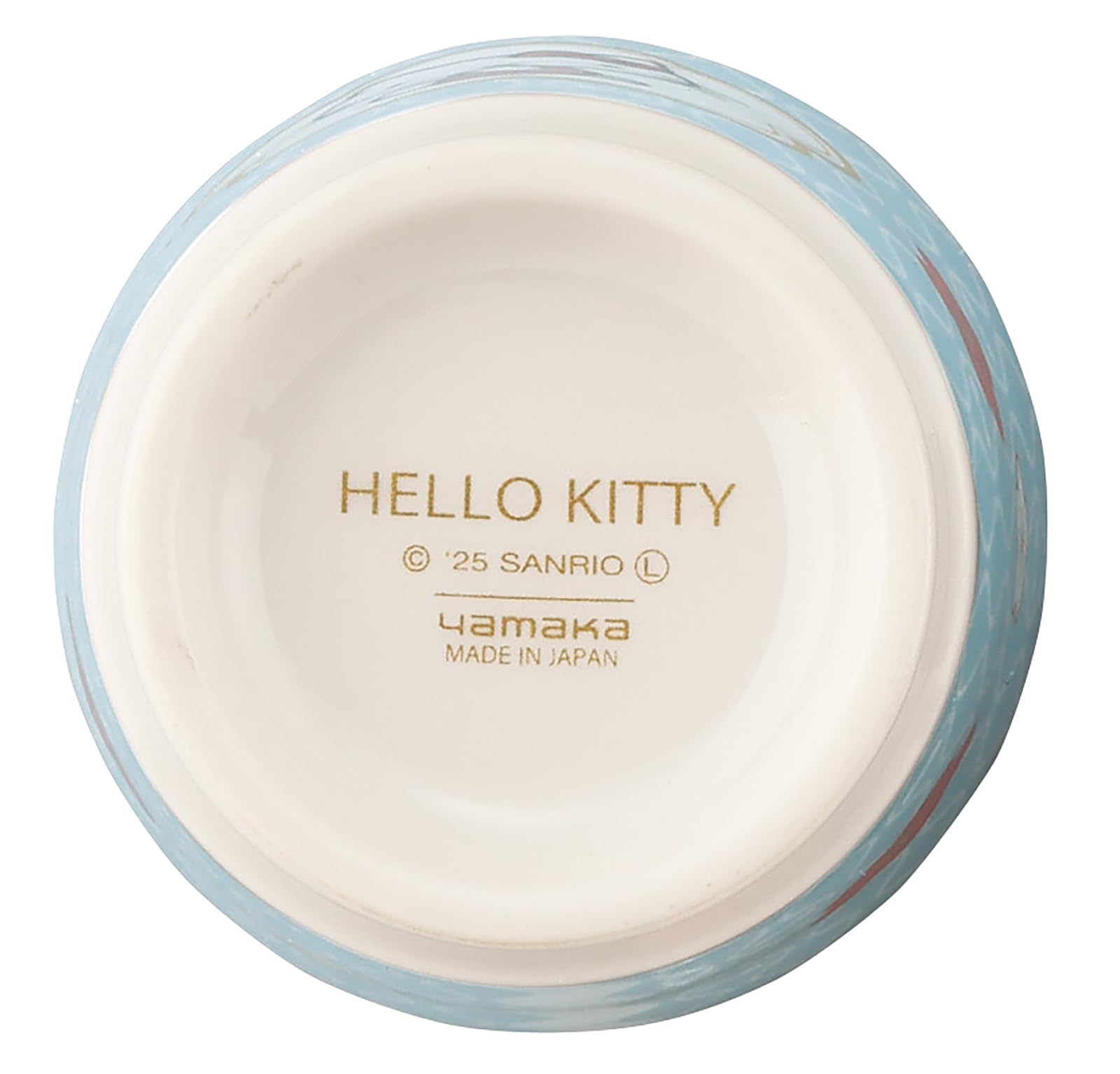 야마카 헬로키티 매화 HK181-327 240ml 찻잔 블루 앤틱 이미지 3