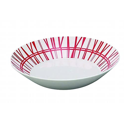 야마카 핀레이슨 코로나 FIN10-1-355 22cm 파스타볼 레드 무지 이미지 2