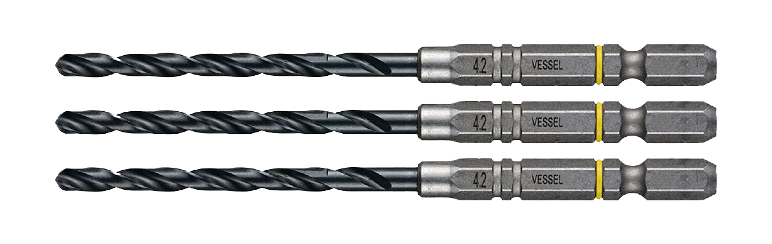 베셀 쿠션 드릴 철공용 드릴 비트 세트 4.2mm 3개입 AMD3S-4.2