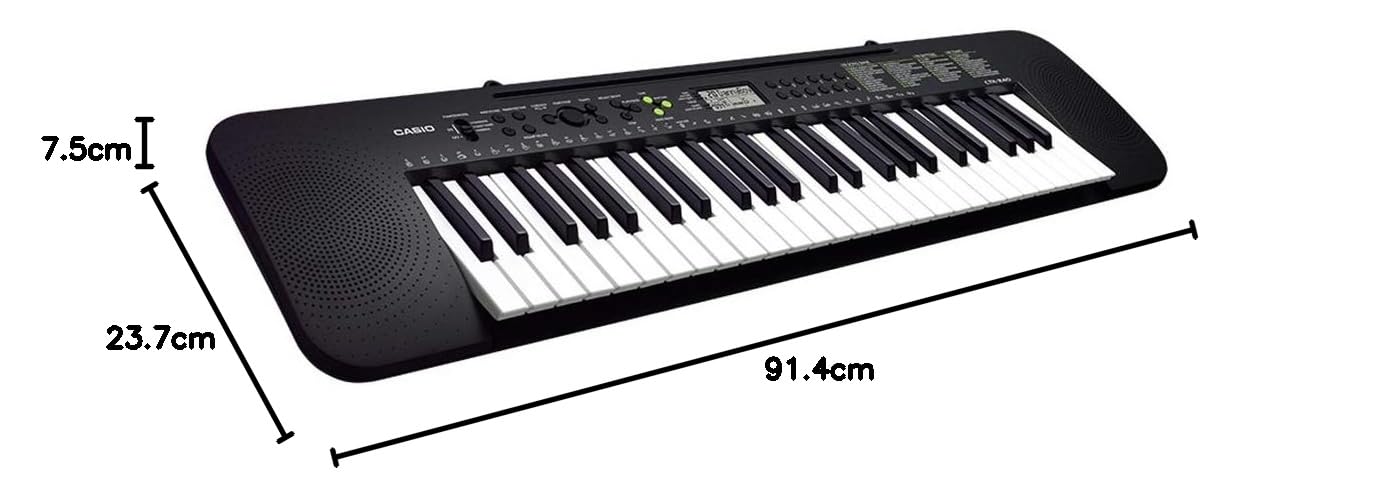 [중고] 카시오 카시오톤 CTK-240 49건반 전자 블랙 화이트 49건반 AC 어댑터 미포함 이미지 4