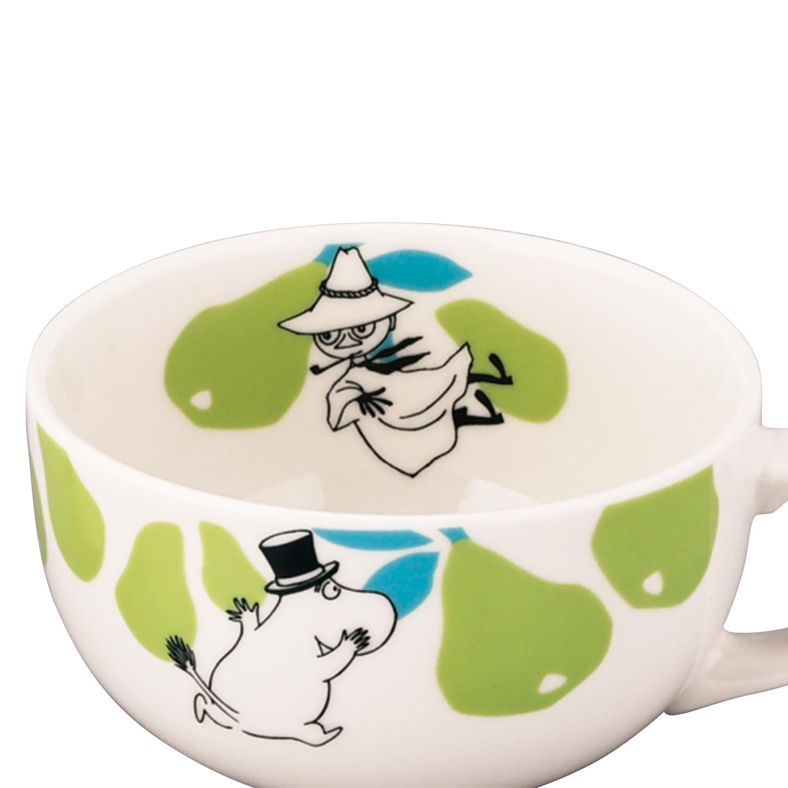 야마카 무민 헤델마 스나프킨 MM8203-36 400ml 스프컵 그린 스칸디나비안 이미지 4