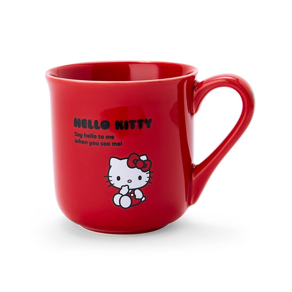산리오 헬로키티 422100 도자기 머그컵 260ml 레드