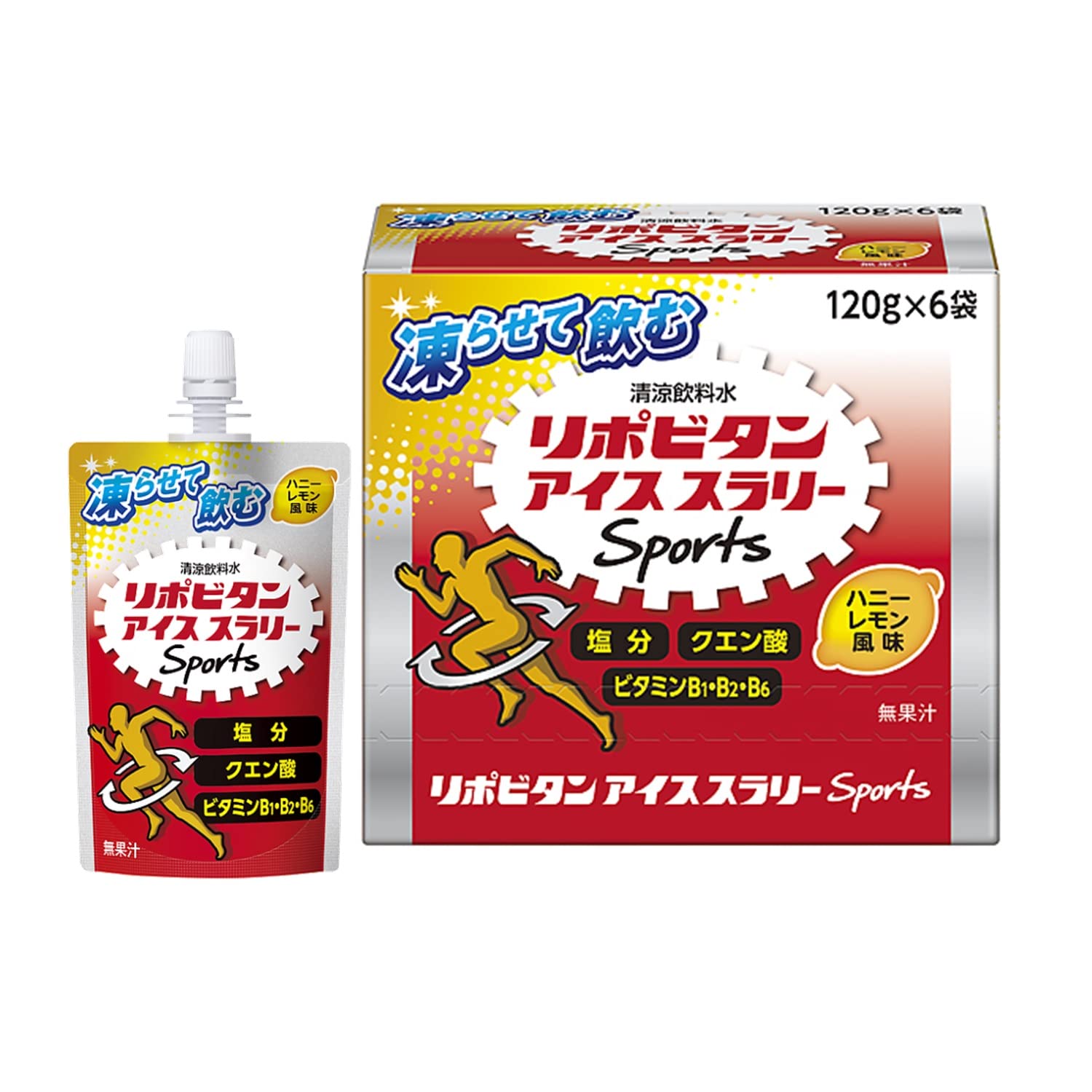 리포비탄 아이스 슬러리 스포츠 허니레몬맛 120g 6개입