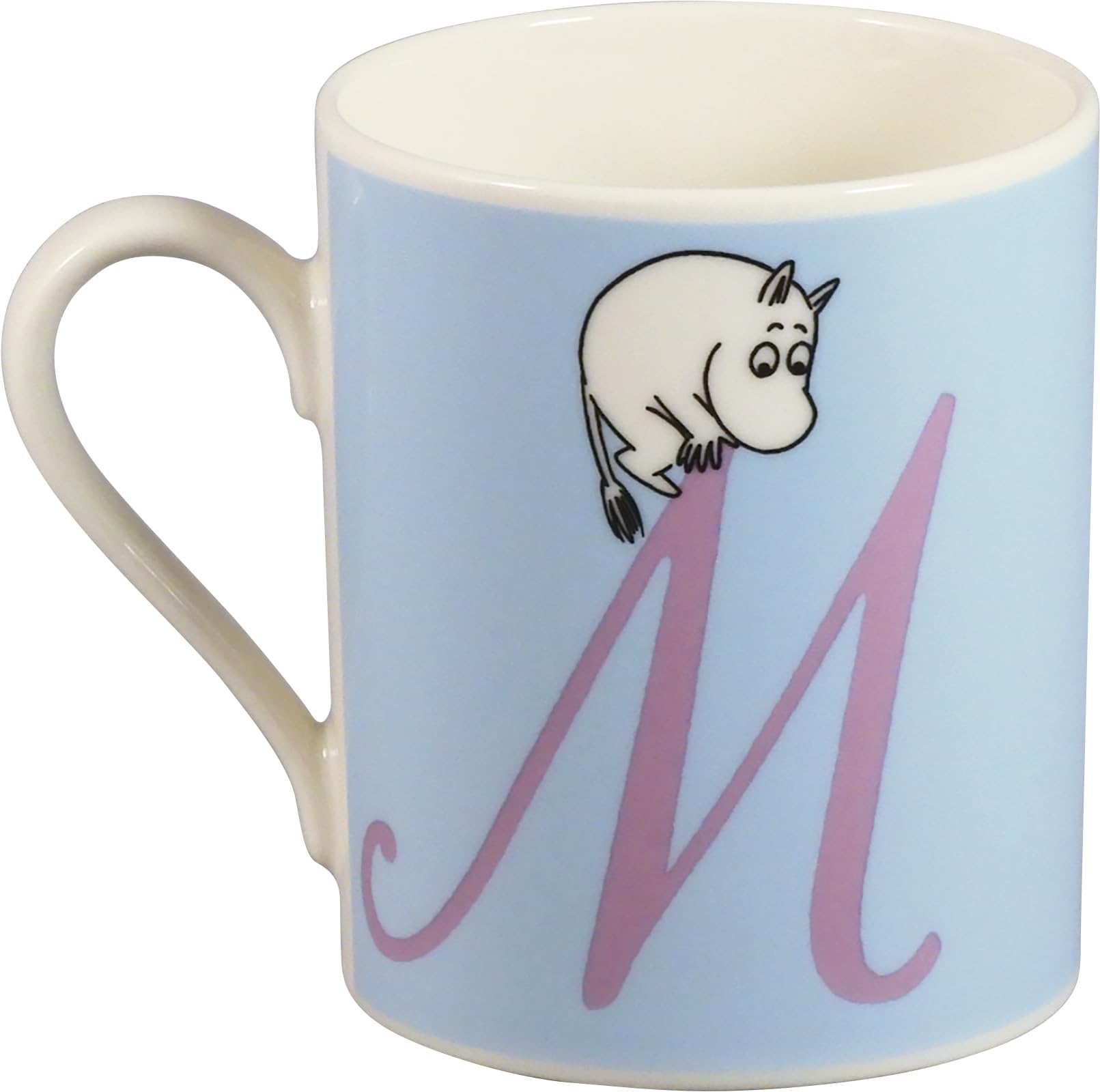 야마카 무민 이니셜 머그컵 M 블루 MM8804-11M 320ml 이미지 2