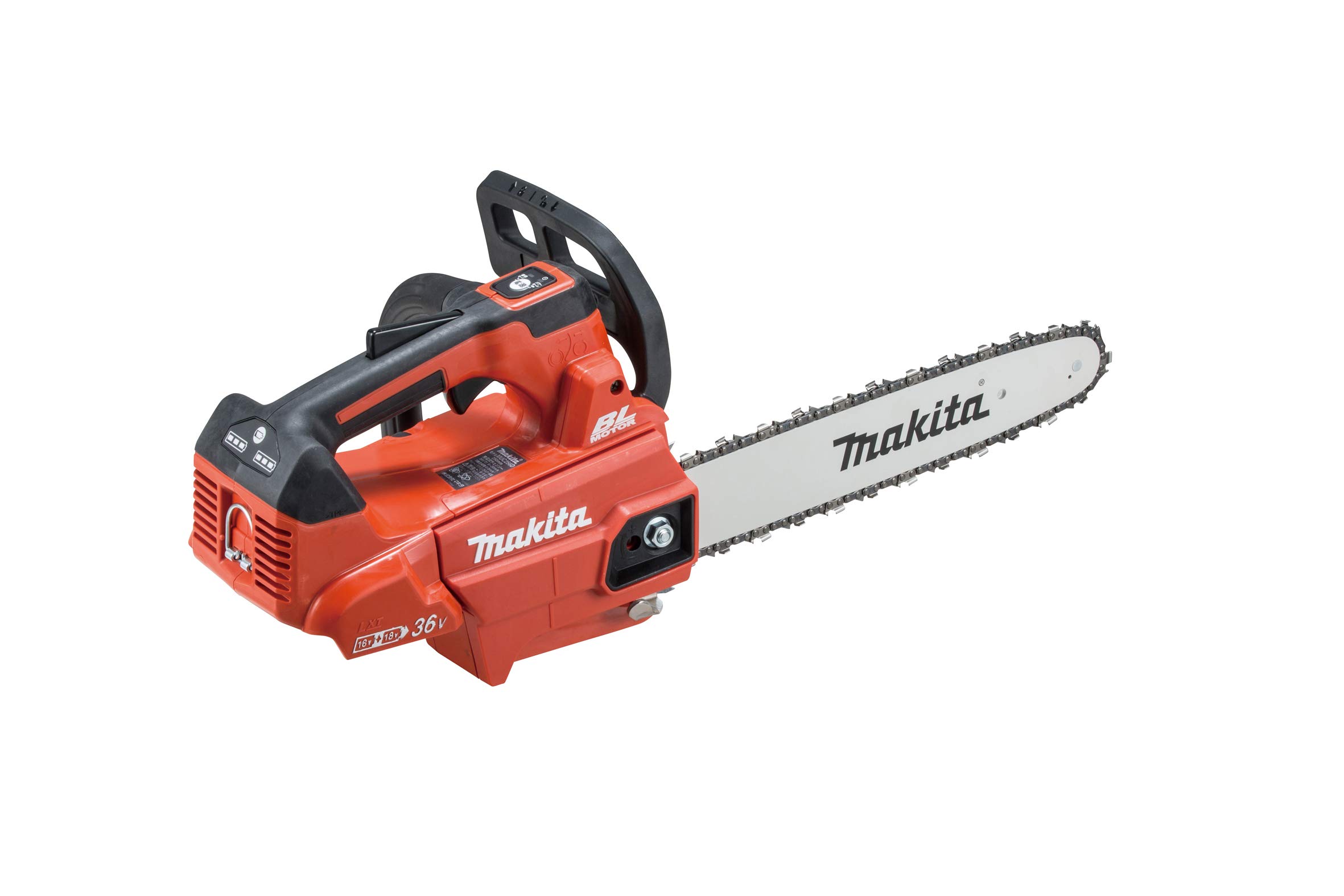 마키타 MUC306DZFR 레드 36V 300mm 충전식 체인톱 베어툴