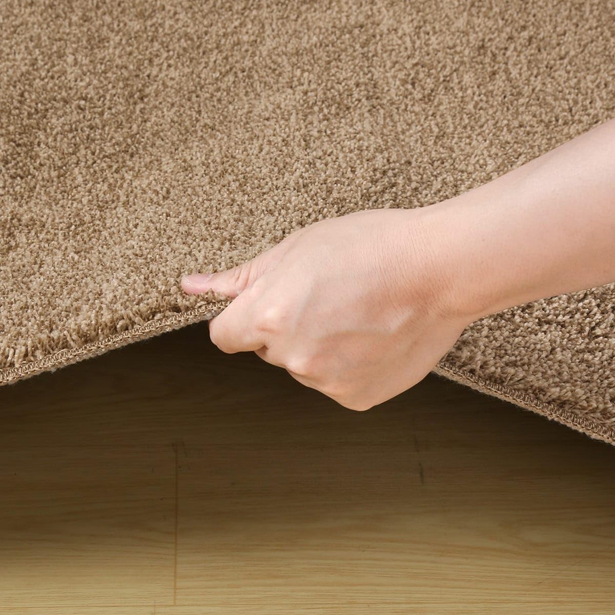 니토리 N클린워시 베이지 7224053 200x240cm 러그 먼지방지 세탁가능 이미지 12
