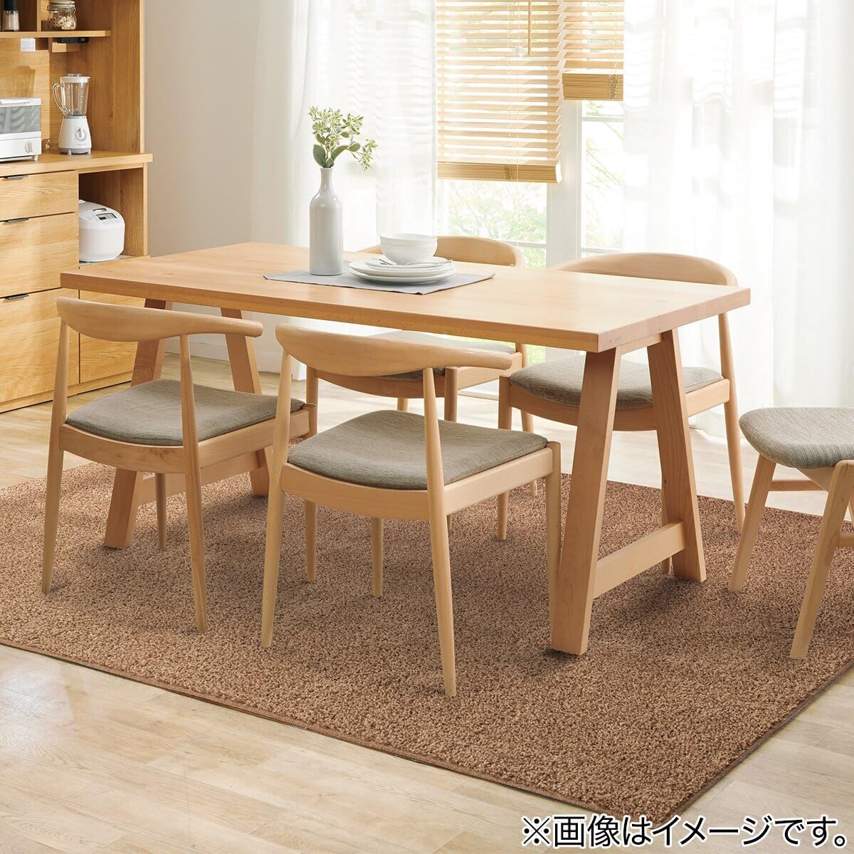 니토리 N클린워시 베이지 7224053 200x240cm 러그 먼지방지 세탁가능 이미지 19