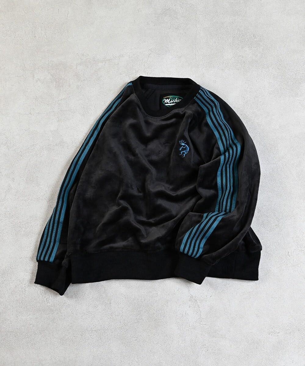 마키즈 벨로아 트랙 풀오버 Ｂ９０블랙 110 이미지 9