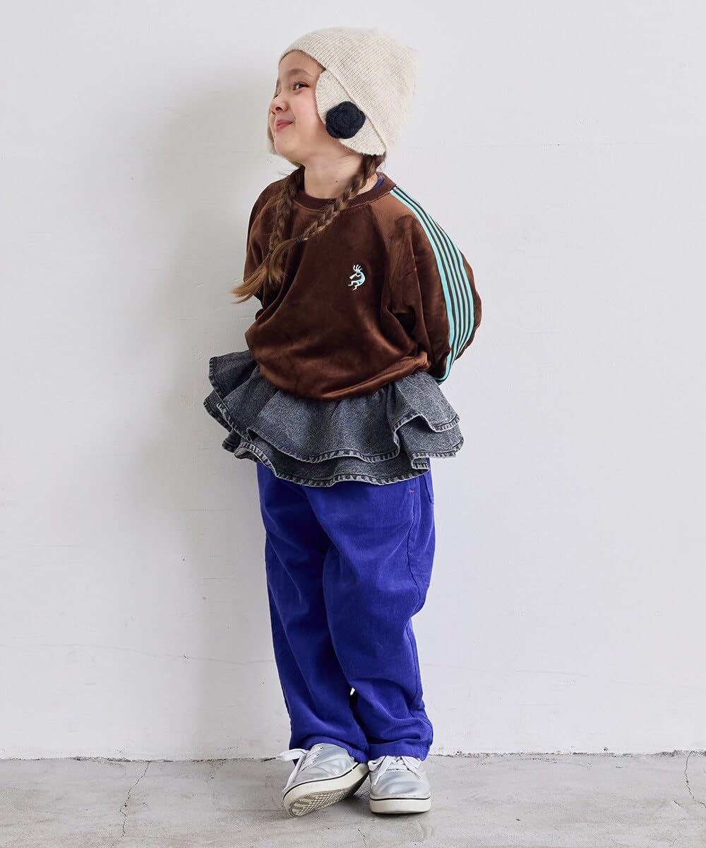 마키즈 벨로아 트랙 풀오버 Ｂ９０블랙 110 이미지 7