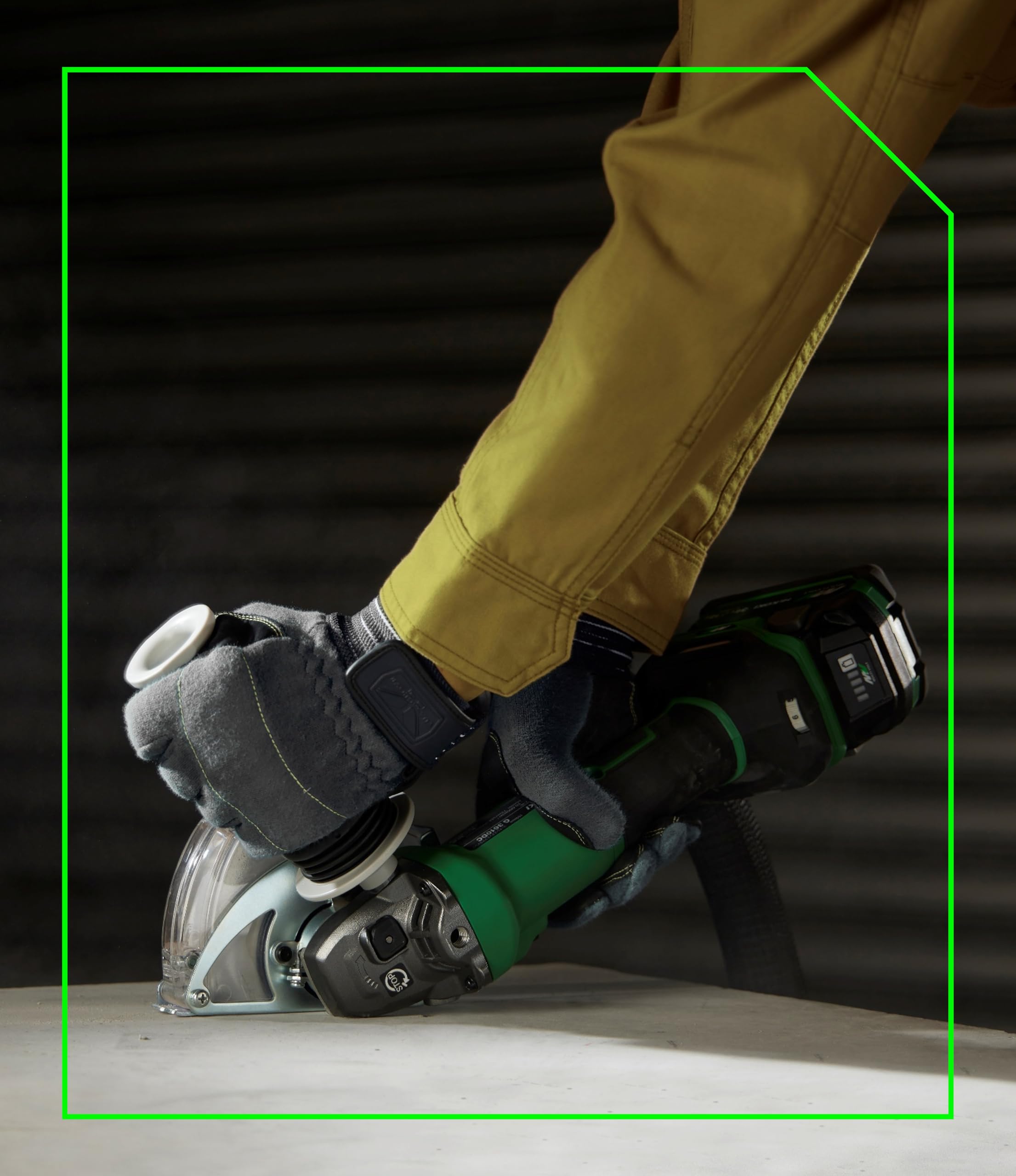 하이코키 G3610DC 100mm 충전 디스크 그라인더 36V 브레이크 본체 이미지 11