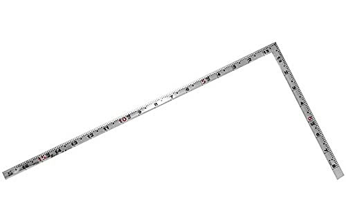 신와 직각자 각후 실버 10556 1척6촌/50cm 병용눈금 츠루카메
