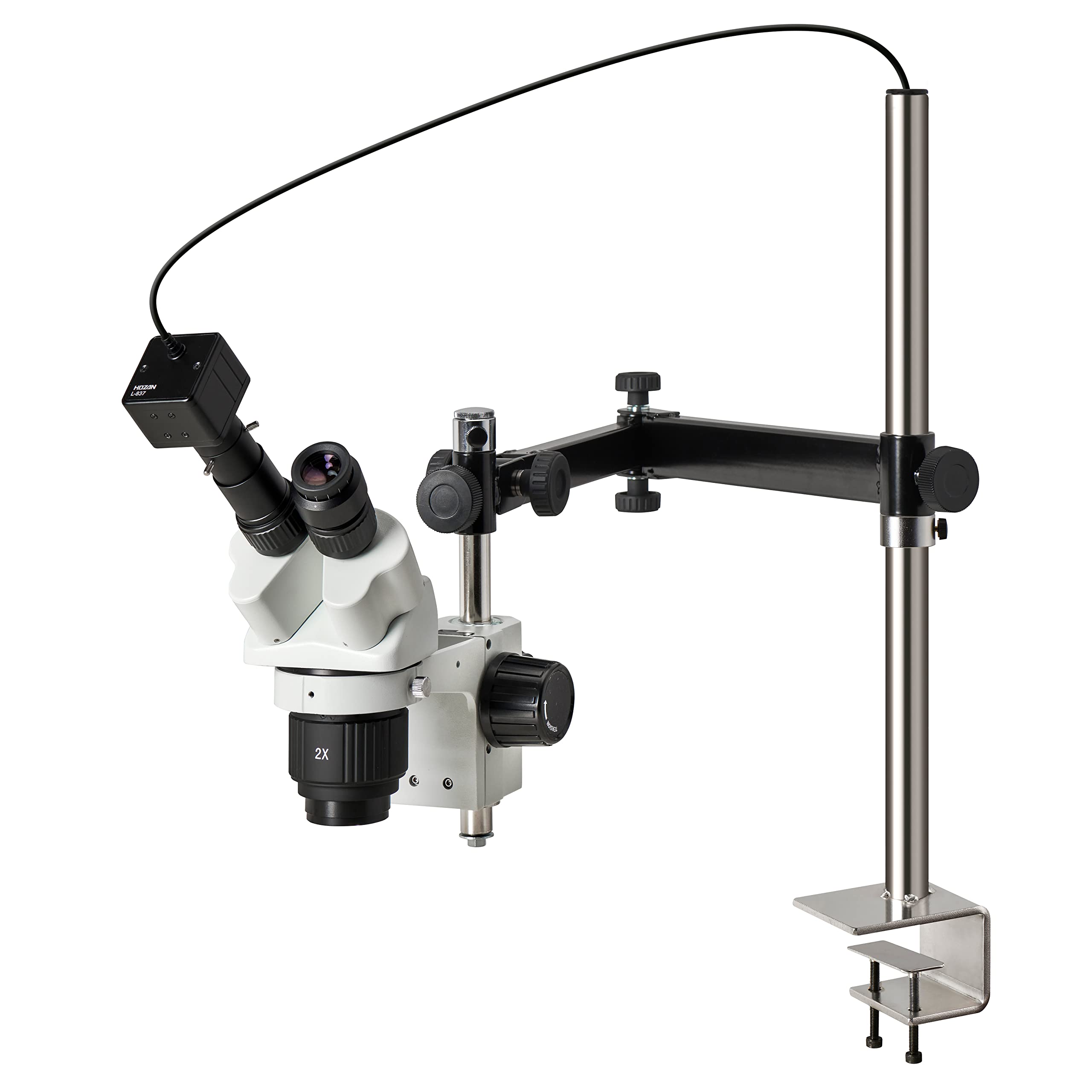 호잔 L-KIT1011 USB 카메라 포함 300만 화소 저배율 고해상도 롱암 클램프