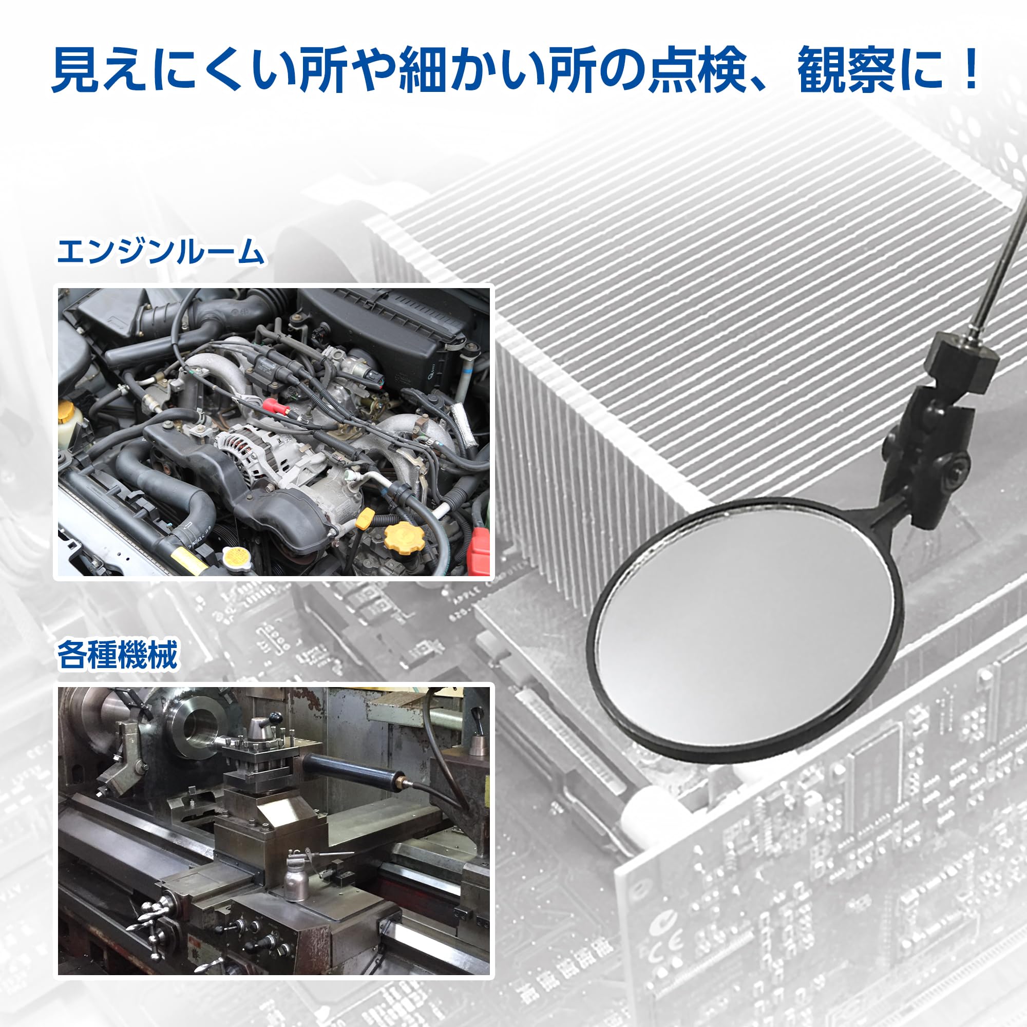 신와 B-1 원형 확대경 60mm 2배 75790 이미지 2
