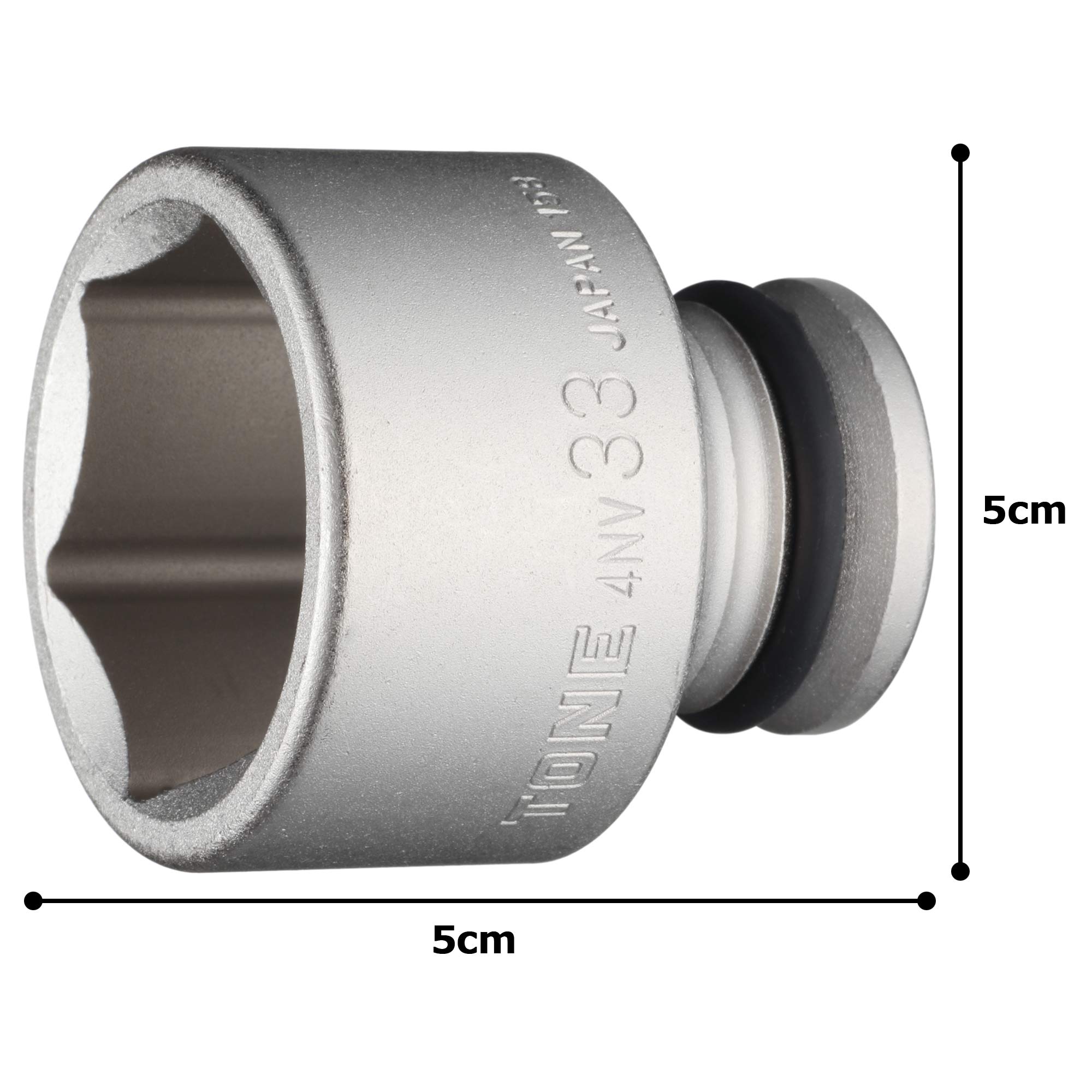 토네 HP4NV-33 33mm 임팩트 소켓 12.7mm 이미지 5