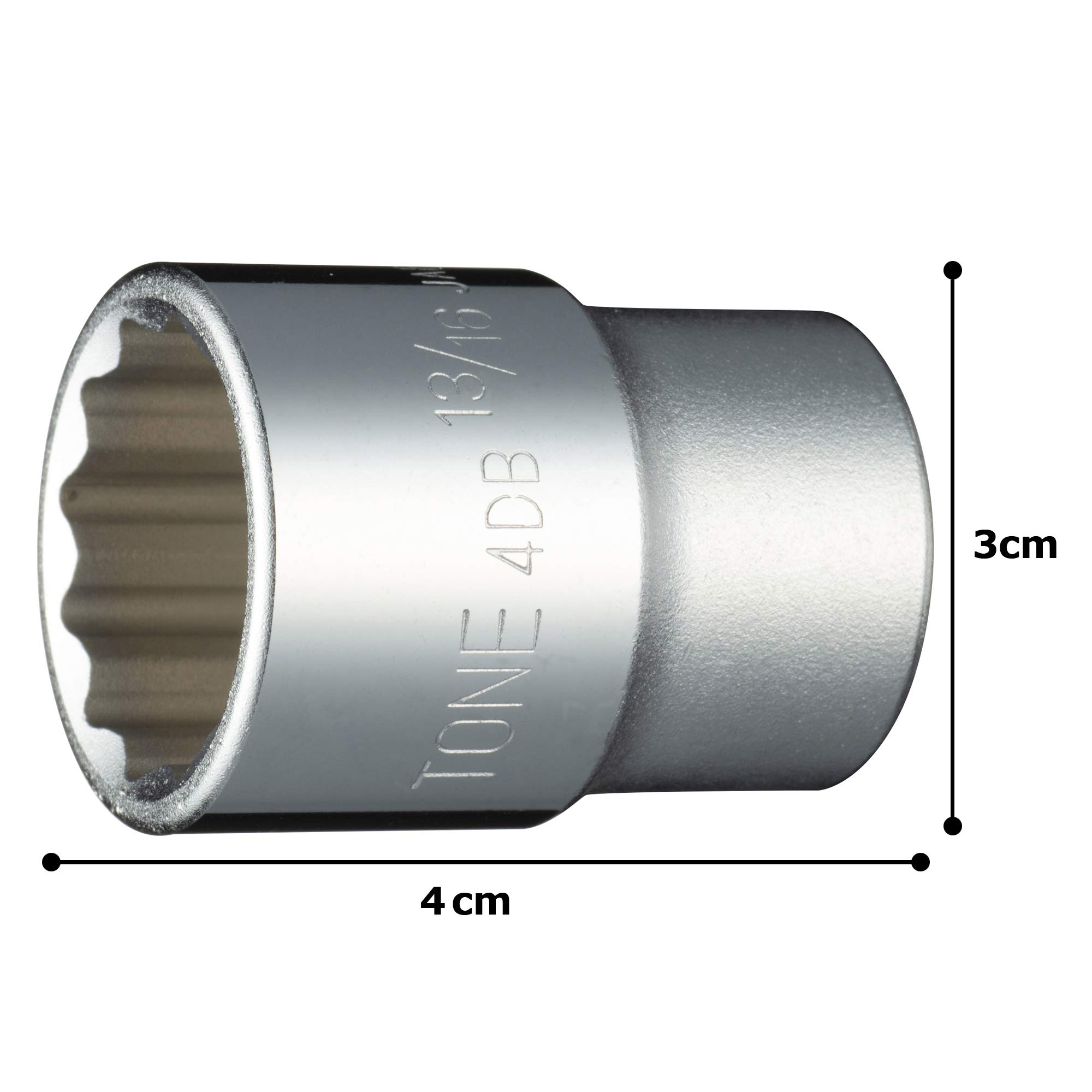 토네 HP4DB-26 12각 소켓 12.7mm 13/16인치 이미지 5