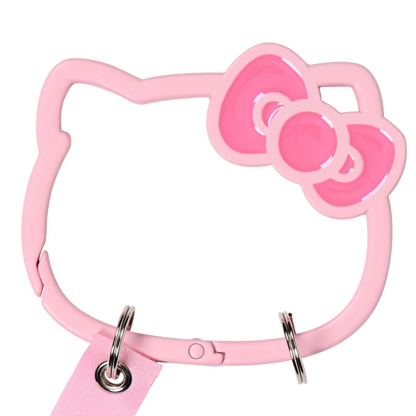 산리오 I Love Hello Kitty 헬로키티 395790 페이스형 카라비너 핑크 이미지 3