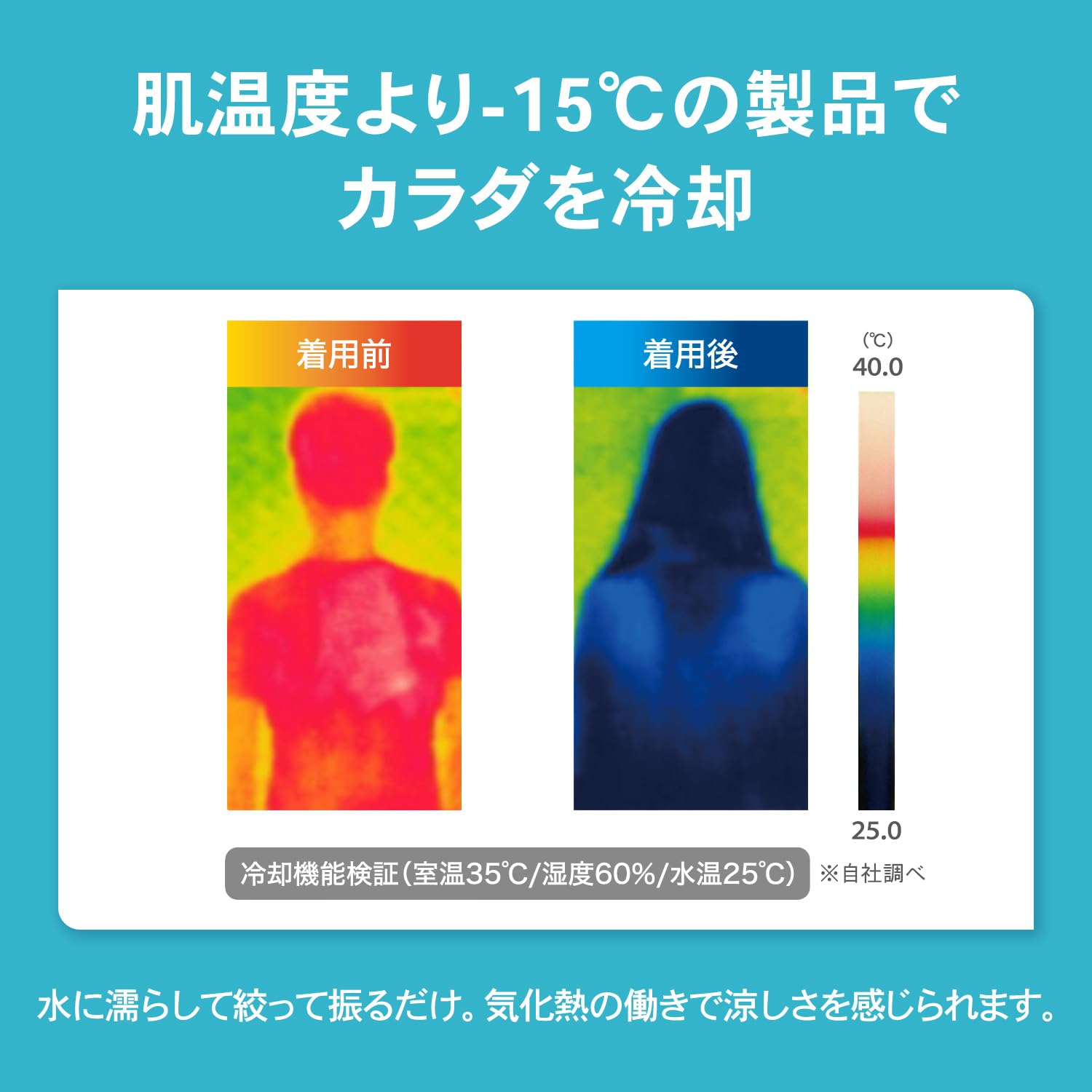 잠스트 쿨셰이더 냉감 판초 자외선 차단 스포츠 타월 냉감 판초 COOL SHADER 이미지 5