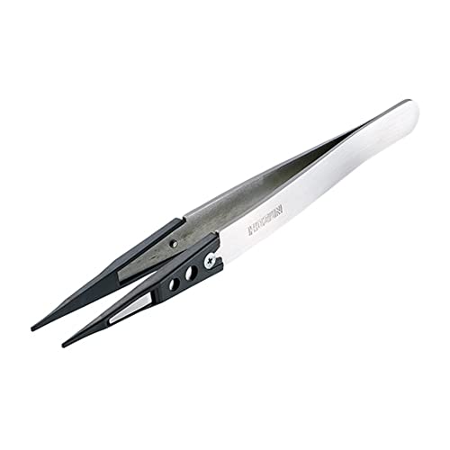 호잔 ESD 칩 핀셋 P-640-S 125mm 정전기 방지 핀셋 단품 선단폭:1.2mm 이미지 2