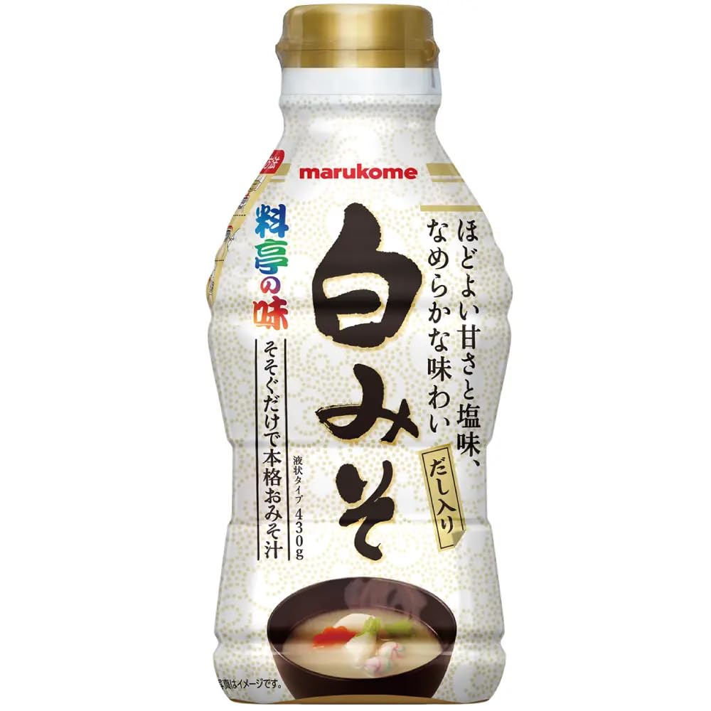 마루코메 료테이노아지 액상된장 430g 5개입 백된장