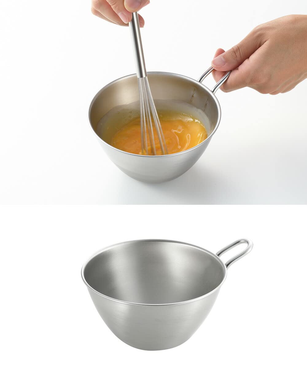 요시카와 앤드 AN0205 500ml 손잡이 볼 실버 볼 13cm 단품 이미지 3