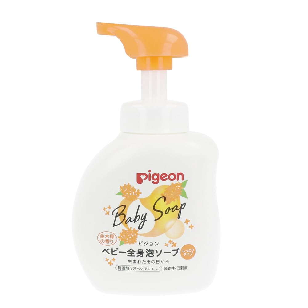 피죤 베이비 전신 거품 워시 촉촉한 타입 500ml 골드 이미지 1