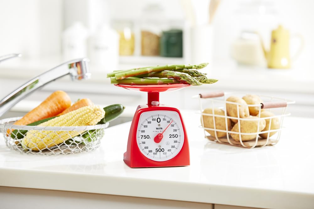 타니타 아날로그 레드 1439-OR 1kg 주방저울 02 레드 1kg 5g 단위 이미지 3