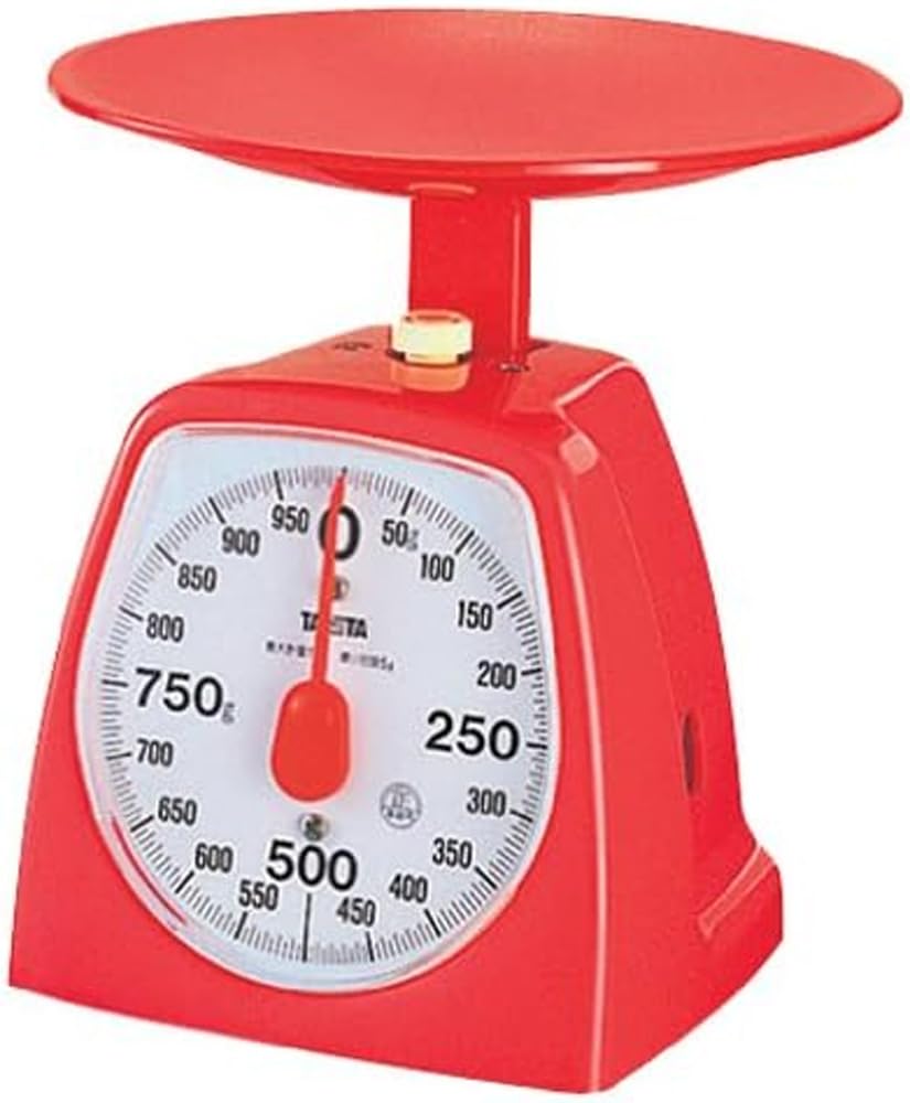 타니타 아날로그 레드 1439-OR 1kg 주방저울 02 레드 1kg 5g 단위