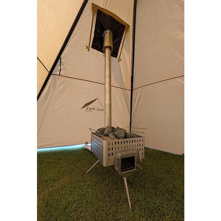 텐트마크 디자인 화목난로 아웃사이드에어 사우나스토브 L 이미지 7