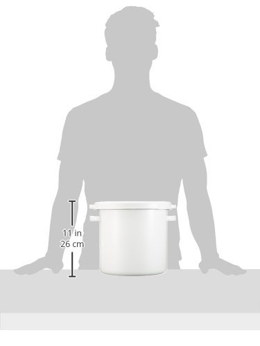 노다호로 라운드스토커 24cm WRS-24 법랑 저장용기 씰뚜껑 이미지 9