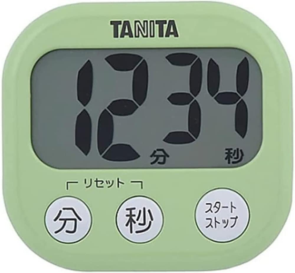 타니타 데카미에 그린 TD-384 주방 타이머 대화면 그린
