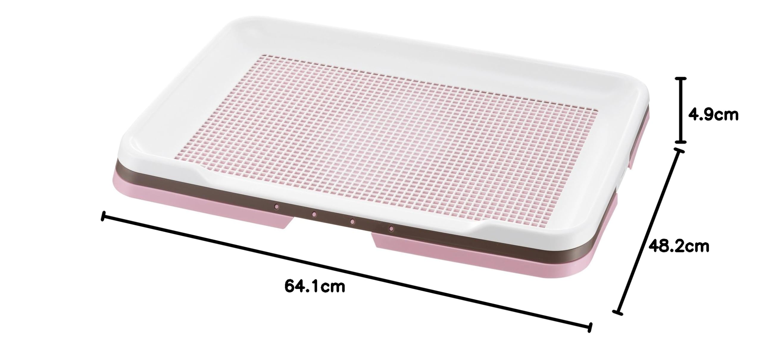 리첼 오소지칸탄 라이트핑크 059946 와이드 강아지 배변판 이미지 3