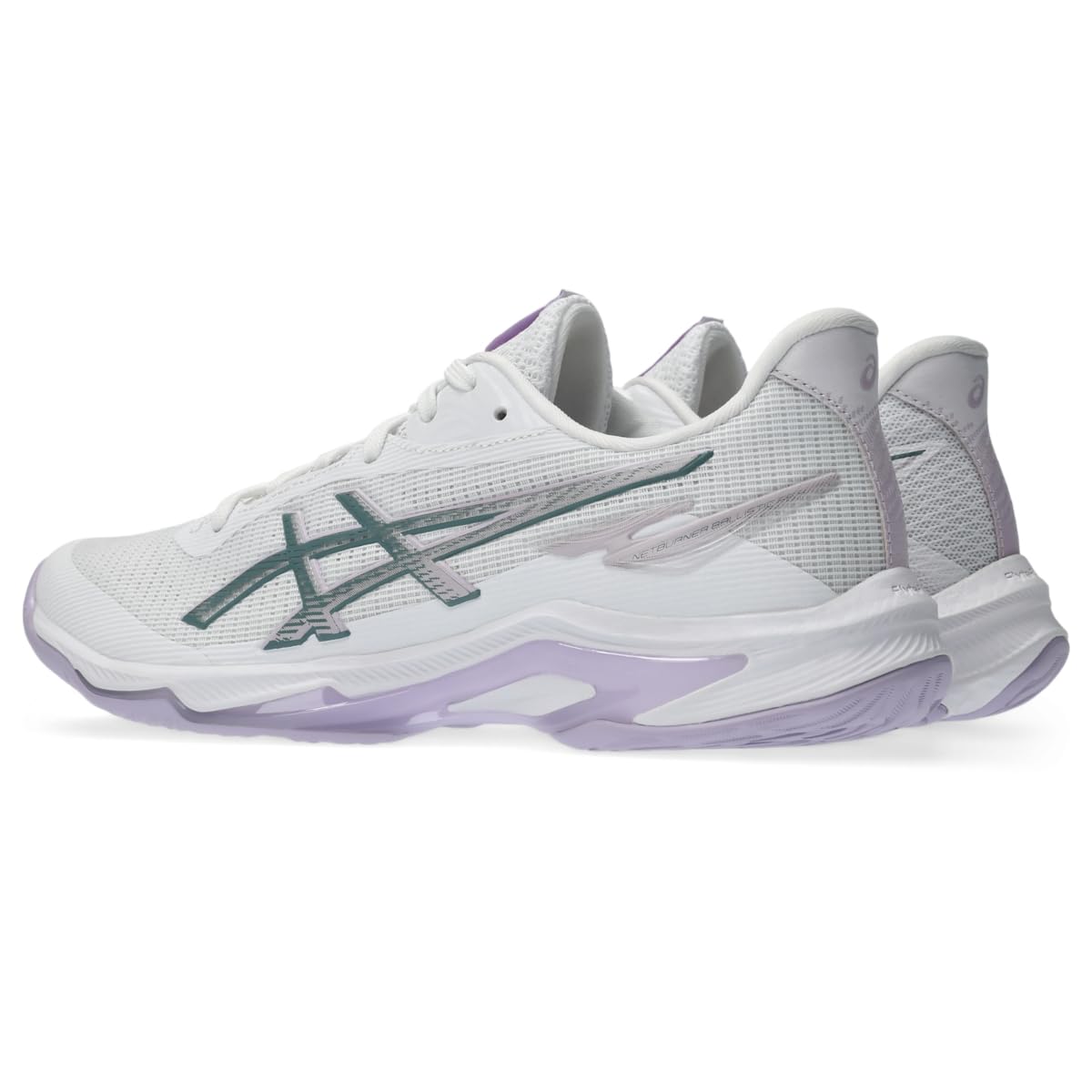 아식스 운동화 넷버너 발리스틱 FF 4 여성용 23.0 cm 화이트/달리아 ASICS 이미지 3