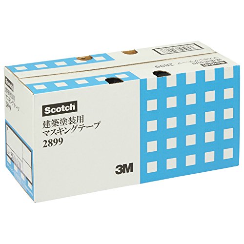 3M 2899 건축 도장용 마스킹 테이프 50mm 18m 20권 50mm폭 1소박스 이미지 2