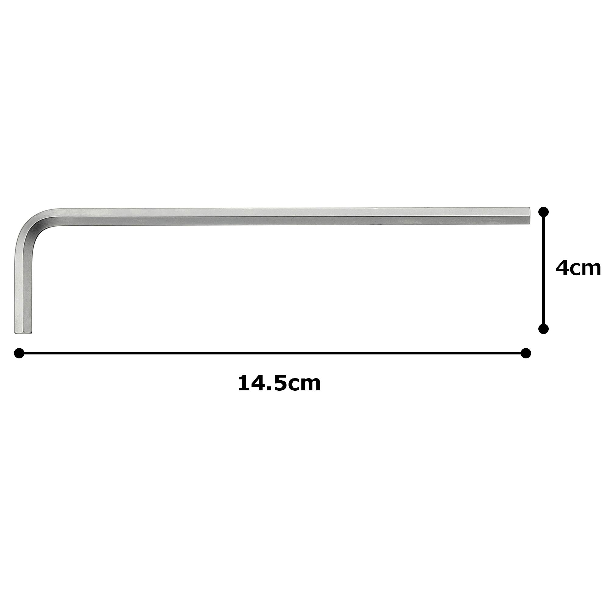 토네 롱 육각 L렌치 APL-05 5mm 이미지 3