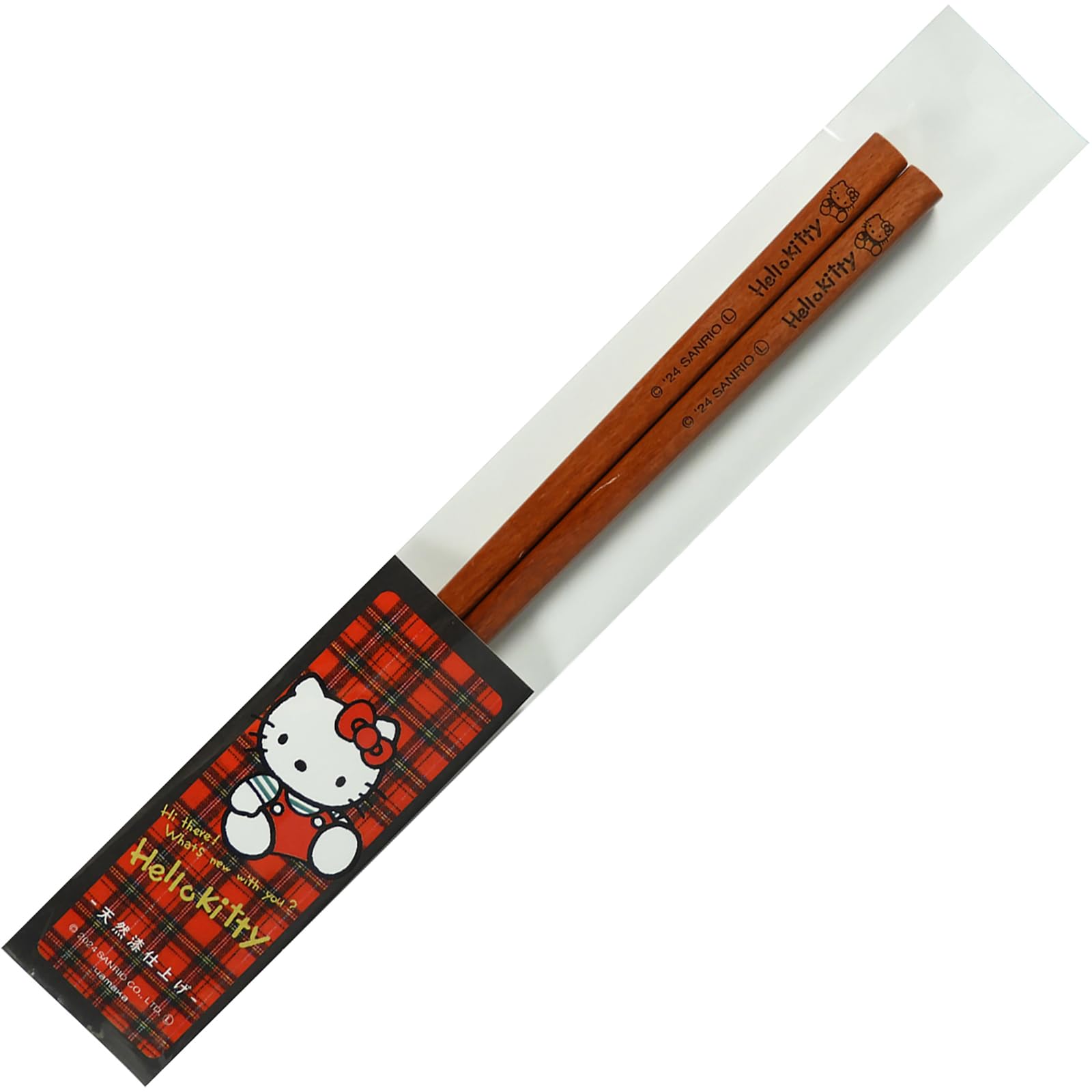 야마카 헬로키티 80년대 레트로 HK172-840 22.5cm 천연목 젓가락