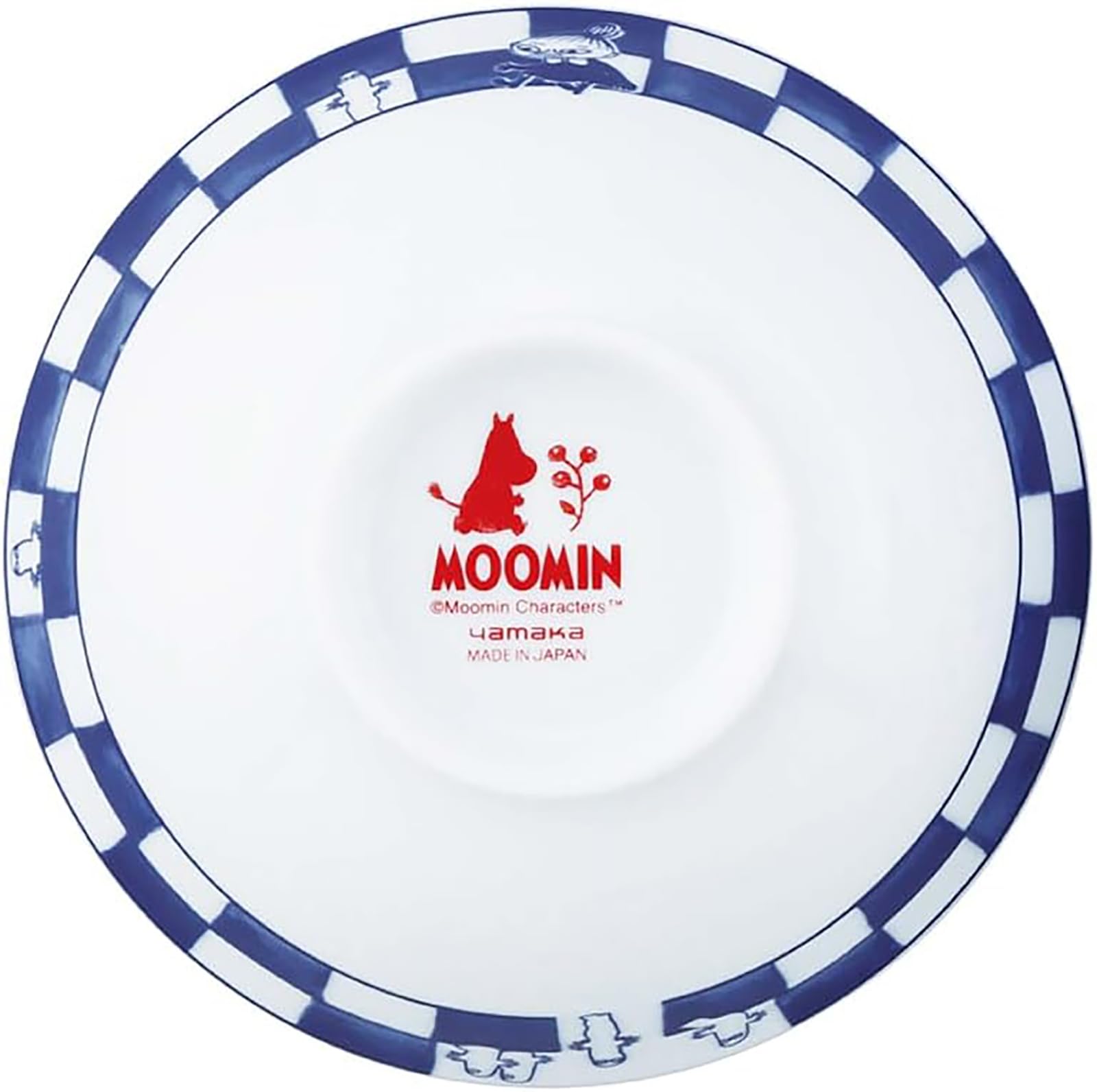 야마카 무민 코콘 체크 MM20001-351 11cm 밥공기 체크 이미지 3