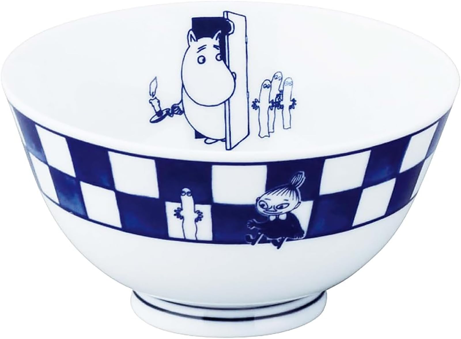 야마카 무민 코콘 체크 MM20001-351 11cm 밥공기 체크