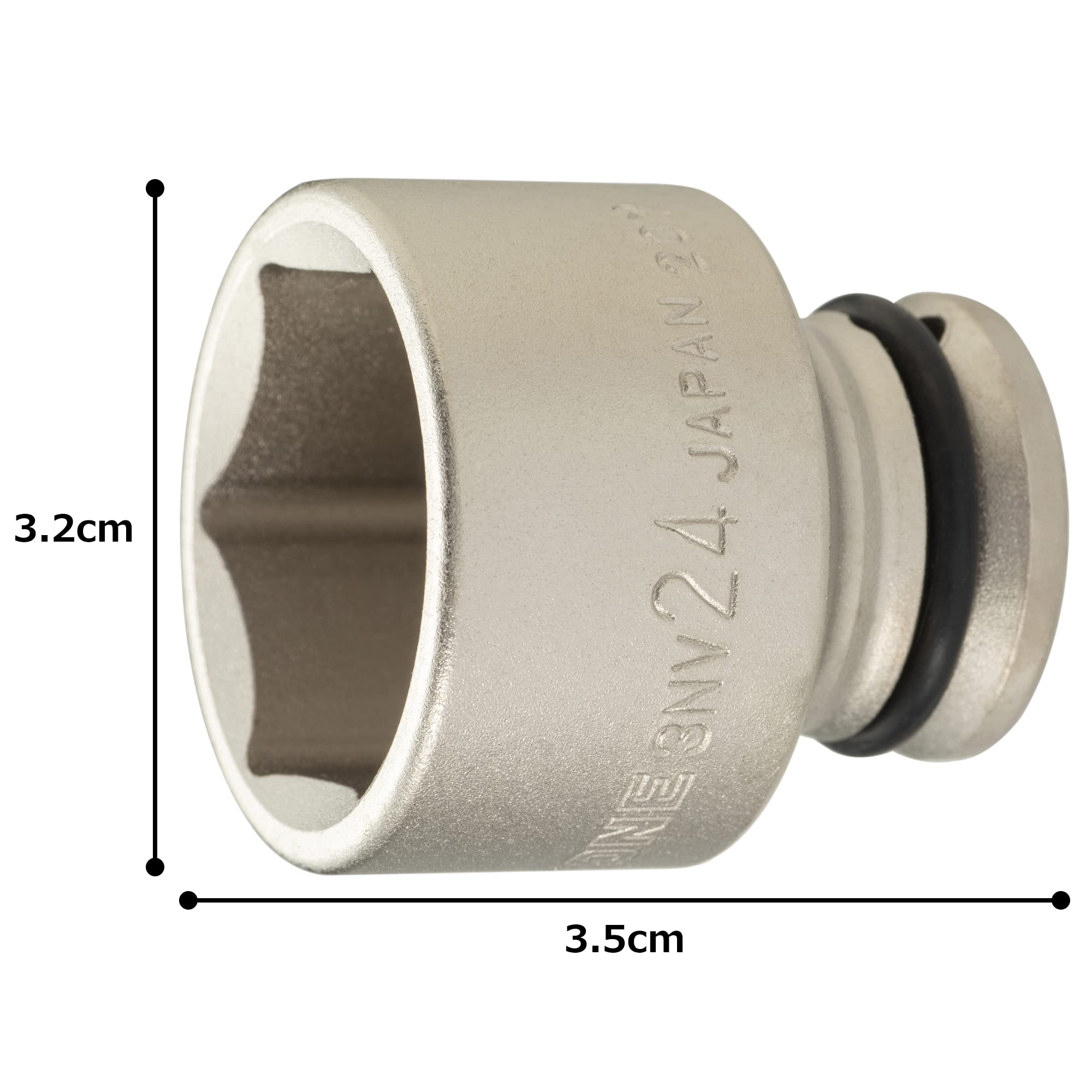 토네 3NV-24 24mm 임팩트 소켓 9.5mm 이미지 4