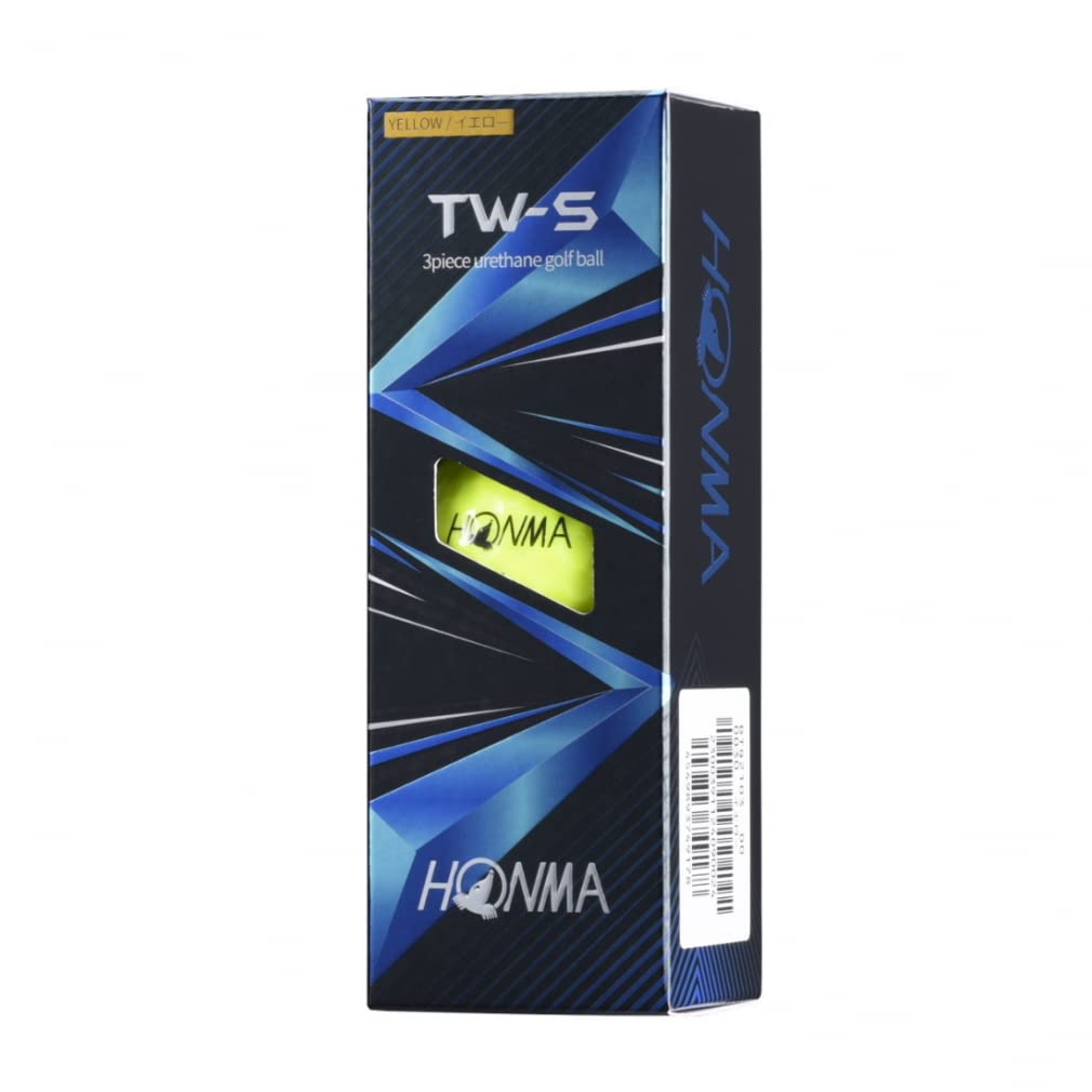 혼마 투어월드 TW-S 2021년형 옐로우 1더즌 12구 3피스 골프공 이미지 3