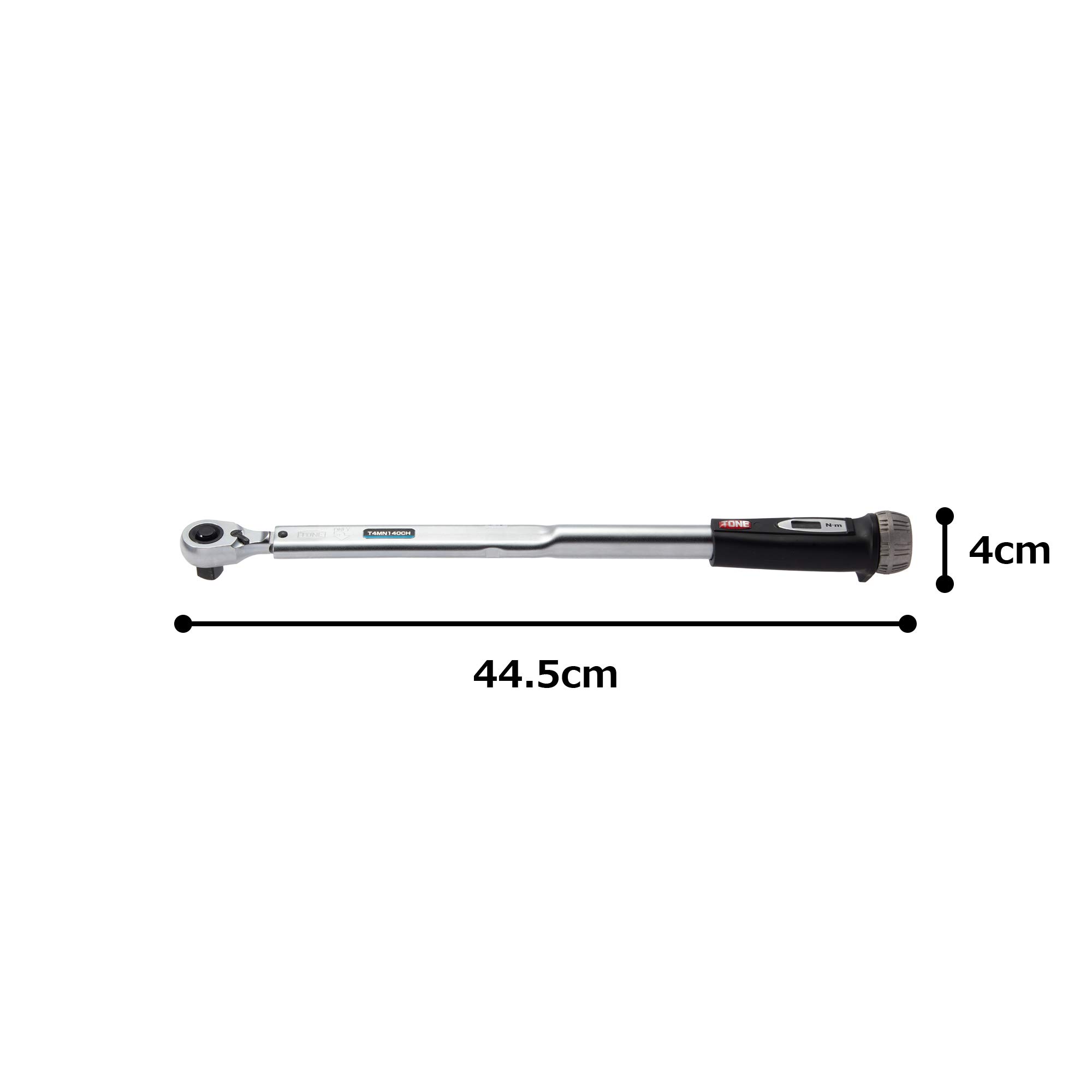 토네 T4MN140CH-QL 140Nm 프리셋 토크렌치 12.7mm 블랙 이미지 5