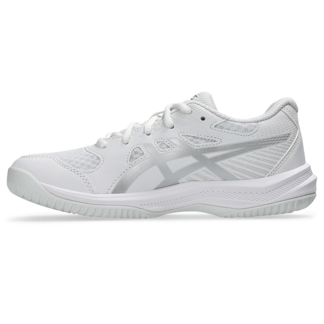 아식스 배구화 업코트 6 GS 실내 스포츠화 22.0 cm 2E 104(화이트/퓨어실버) 이미지 4