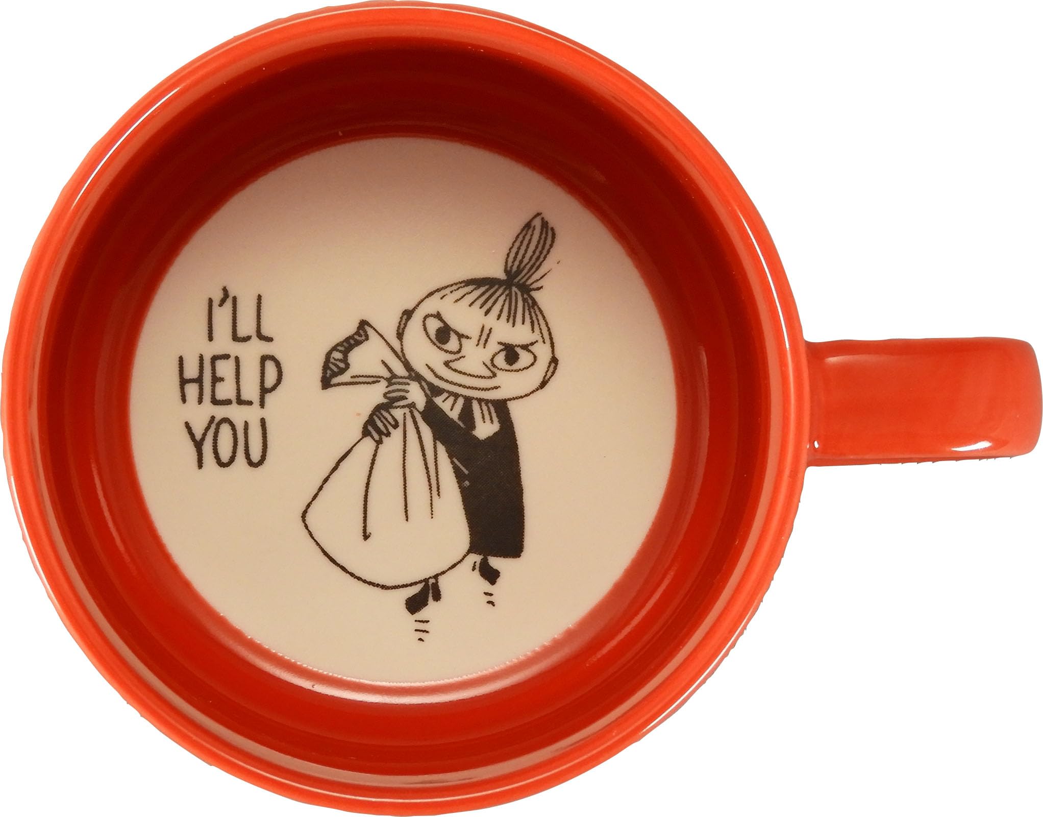 야마카 무민 메시지 머그컵 리틀미이 MM7602-11 300ml 레드 이미지 2