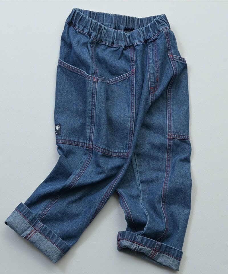 마키즈 데님 패치 포켓 팬츠 블랙 100 이미지 2