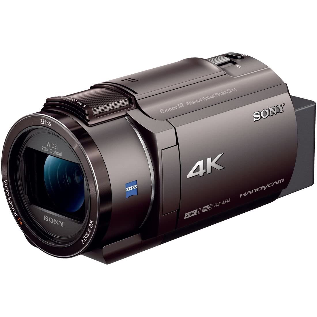소니 핸디캠 브론즈브라운 FDR-AX45A 64GB 4K 캠코더 이미지 8