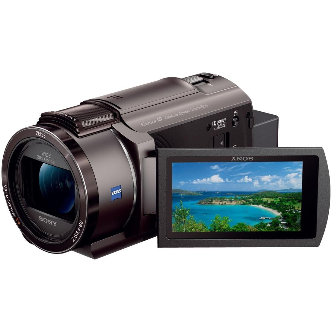 소니 핸디캠 브론즈브라운 FDR-AX45A 64GB 4K 캠코더