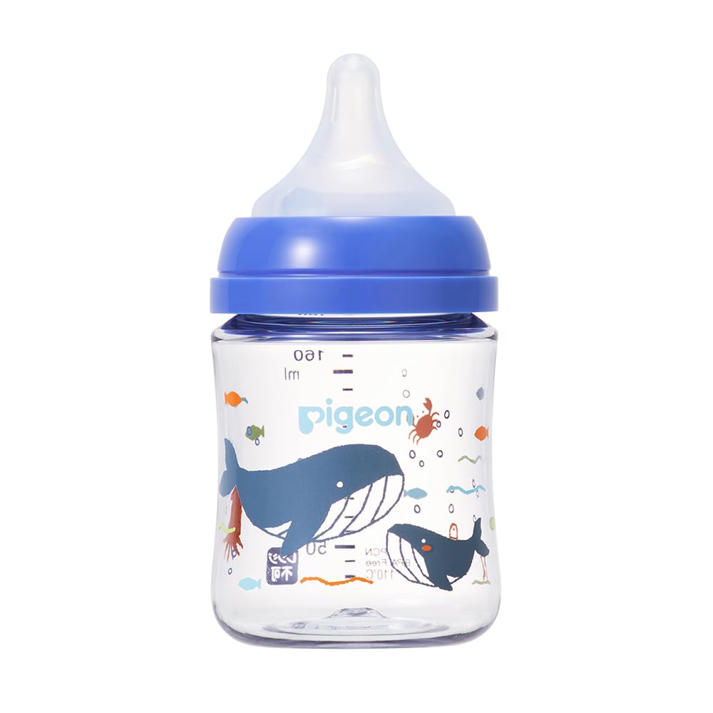 피죤 모유실감 Sea 160ml 젖병 플라스틱 신소재