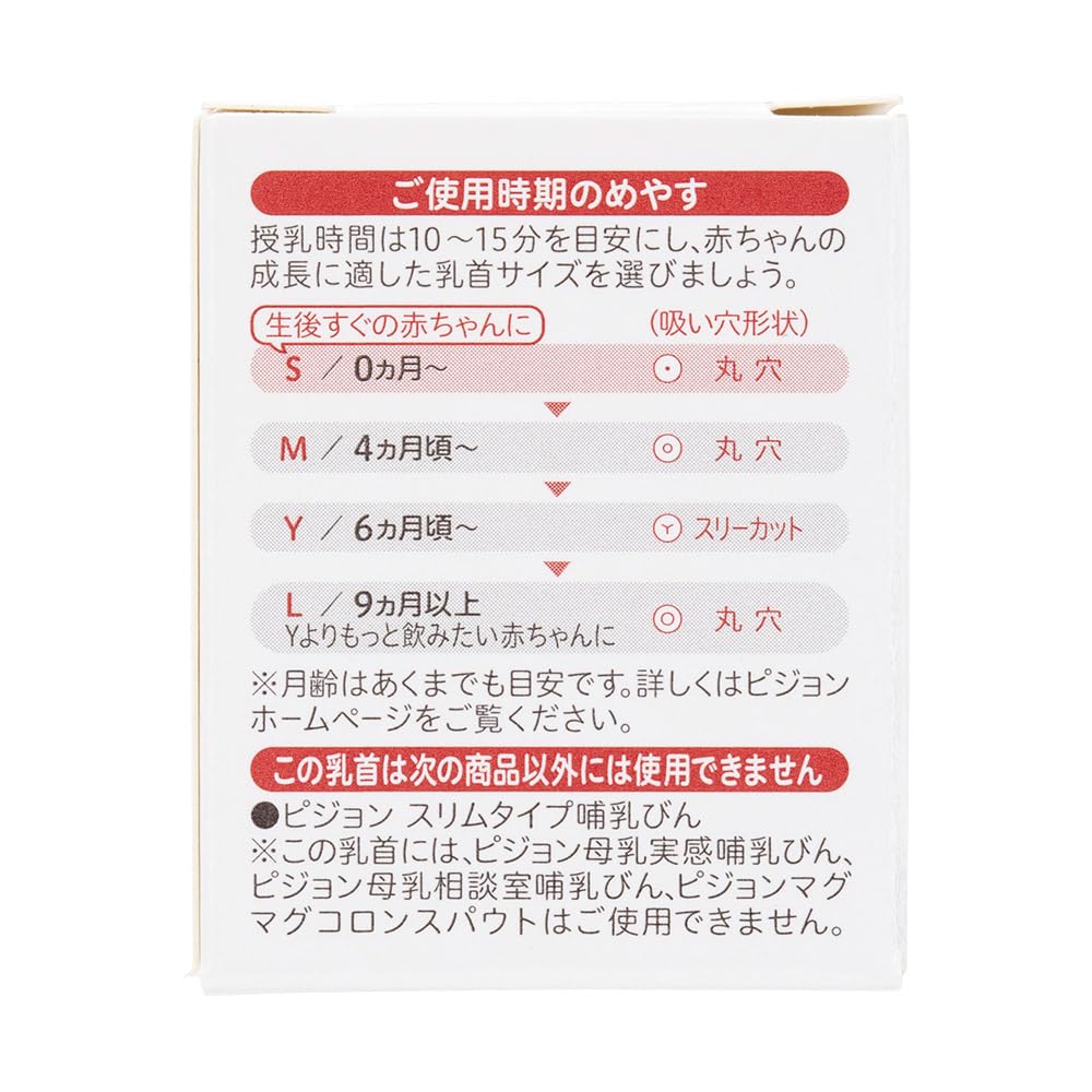 피죤 슬림타입 젖꼭지 Y사이즈 1개입 6개월부터 Y사이즈 3컷 이미지 2