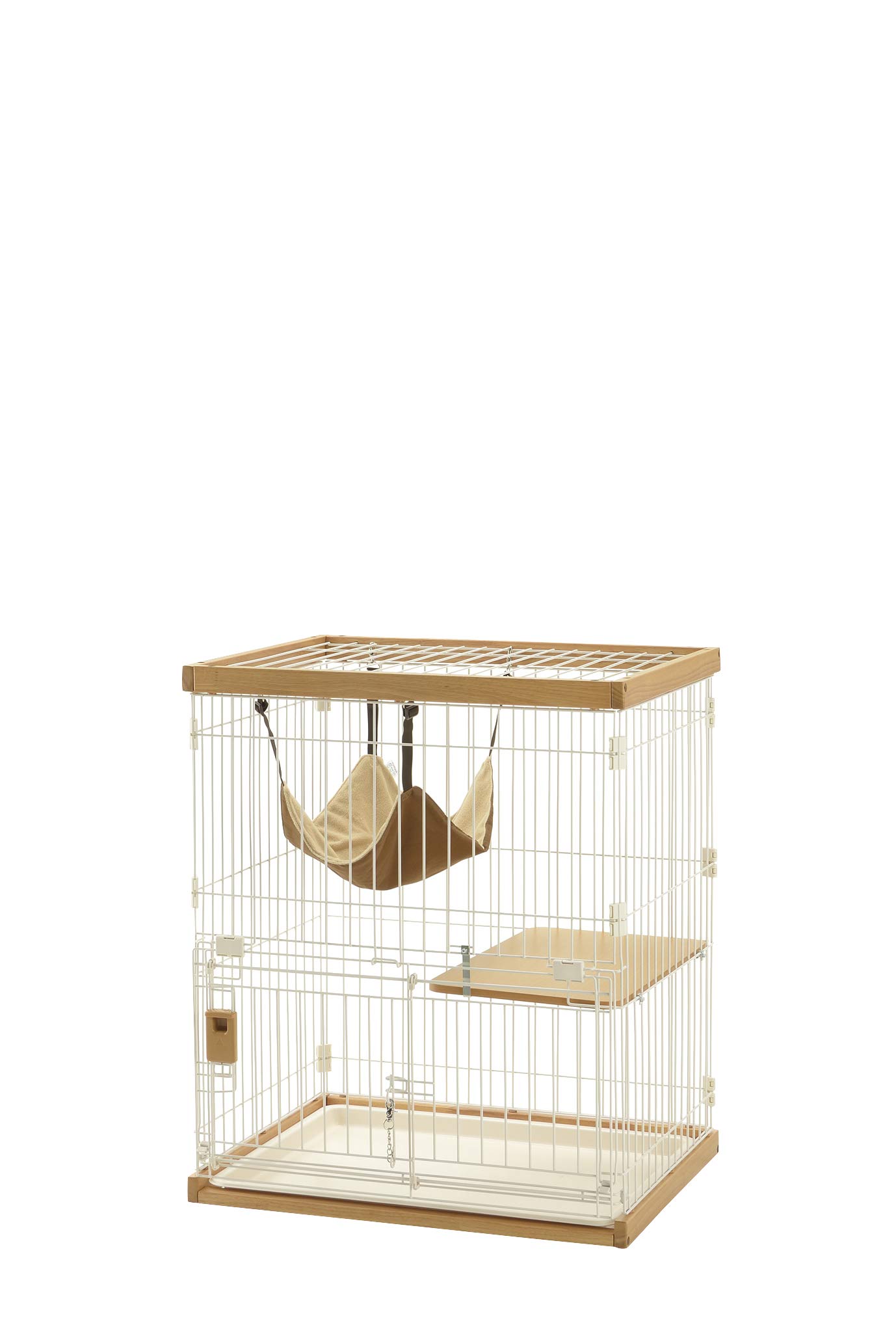 리첼 목재 청소하기 쉬운 캣 서클 XS 156631 라이트브라운 70L 57W 82H cm 이미지 1