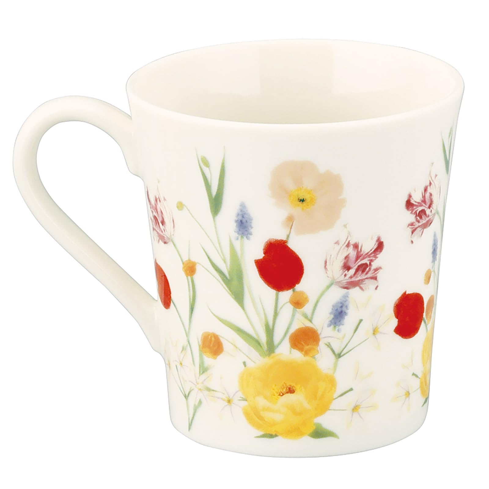 야마카 히비야카단 HBK11/12-13 300ml 머그컵 세트 미모사 튤립 이미지 6